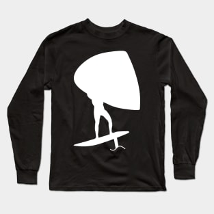 Wingfoiling with wingfoil Long Sleeve T-Shirt